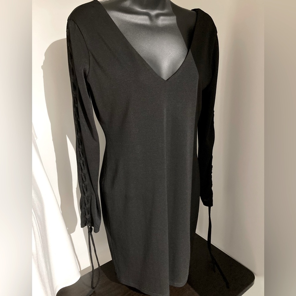 Bebe sexy black mini dress